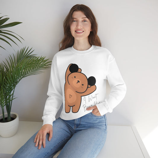Cute Teddy Crewneck Pikolelie Pikolelie Apparel